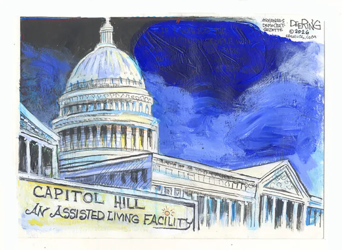 Editorial cartoon for July 20, 2026